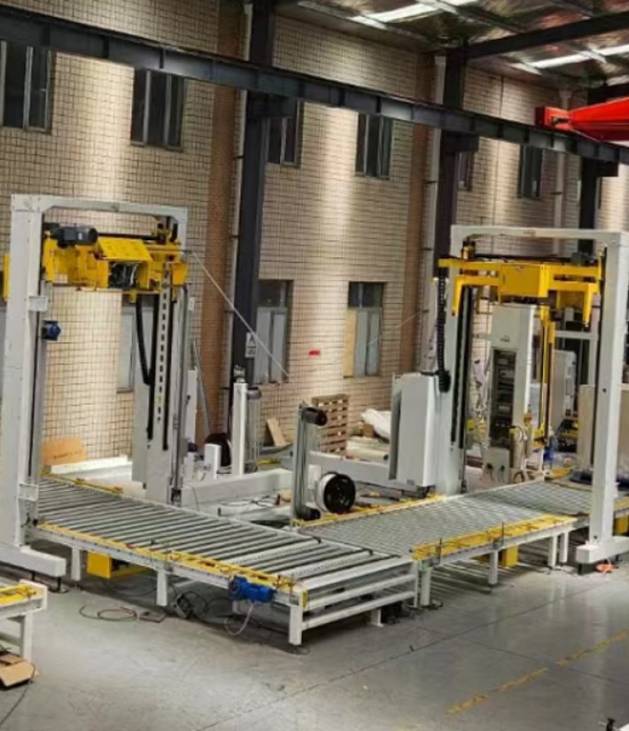 液晶面板托盤捆扎包裝線